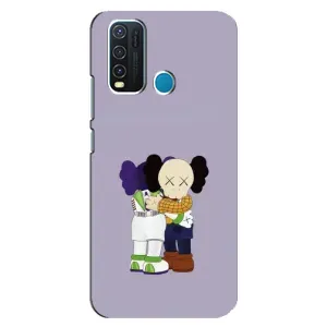 Чохли для ViVO Y30 - Bearbrick Louis Vuitton (PREMIUMPrint) (Дружба Беарбрік)