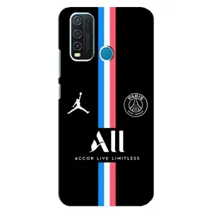 Чехлы PSG для ViVO Y30 (AlphaPrint) (футболка ПСЖ)