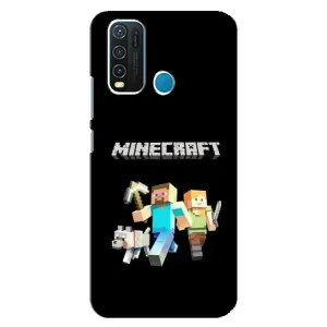 Чохол Майнкрафт на ViVO Y30 (AlphaPrint) Minecraft (герої Minecraft)