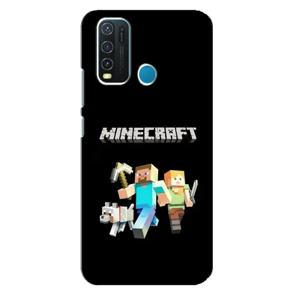 Чохол з принтом «герої Minecraft» для Vivo Y30 Чохол з принтом «герої Minecraft» для Vivo Y30