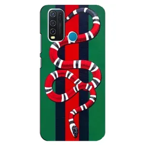 Чехлы ГУЧЧИ для Виво у30 (AlphaPrint) (Gucci змия)