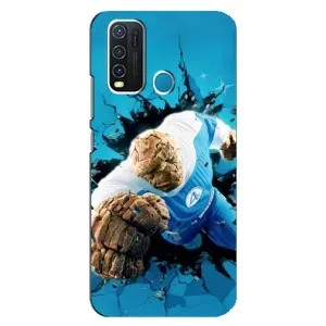 Чехол с принтом Фантастическая четверка для ViVO Y30 (Существо Фантастическая Четверка)