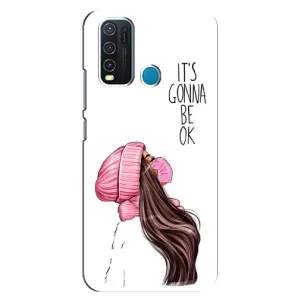 Чехол с печатью для ViVO Y30 - (Мода) (AlphaPrint) (Коронавирус)