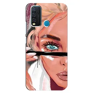 Чехол с печатью для ViVO Y30 - (Мода) (AlphaPrint)