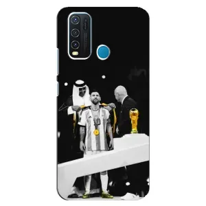 Чехлы для ViVO Y30 (Leo чемпион) (AlphaPrint) (Месси в накидке)