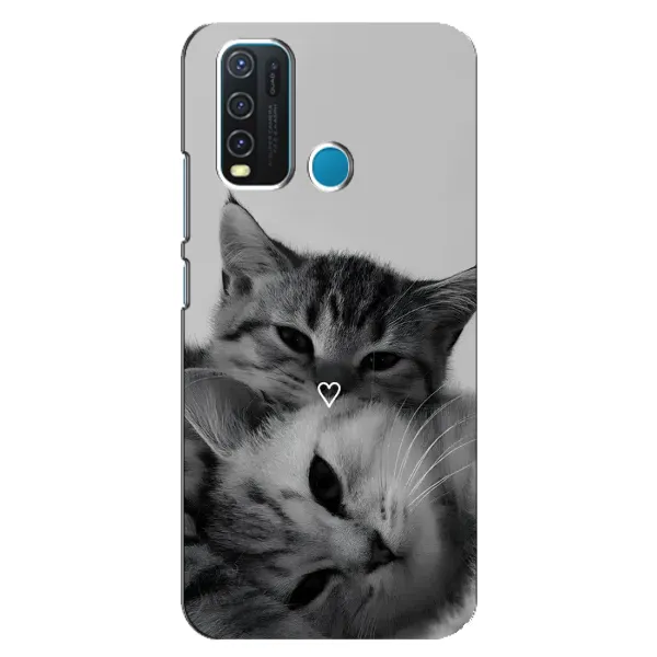 Чехол с принтом «Пара котов» для Vivo Y30 Чехол с принтом «Пара котов» для Vivo Y30