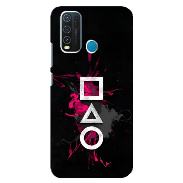 Чехол с принтом «Символы Игра кальмара» для Vivo Y30 Чехол с принтом «Символы Игра кальмара» для Vivo Y30
