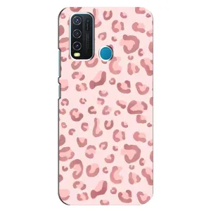 Чохол з розовим принтом для ViVO Y30 (Рожевий леопард)