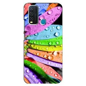 Чехлы (ART) Цветы на ViVO Y30 (VPrint) (Семиквітка)