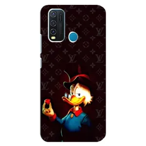Чехли для ViVO Y30 - Скрудж МакДак Louis Vuitton (PREMIUMPrint) (Скрудж з ботліантом)