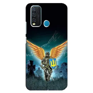 Чехлы с картинкой ЗСУ для ViVO Y30 (AlphaPrint) (Солдат ЗСУ)