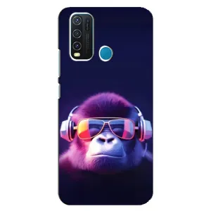 Чохол з Мавпами ViVO Y30 - (AlphaPrint) (Стильна мавпа)