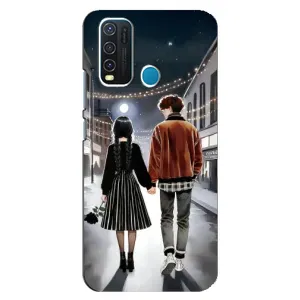 Чехол с дизайном Венздей 2 на ViVO Y30 (Уэнздей и Тайлер)