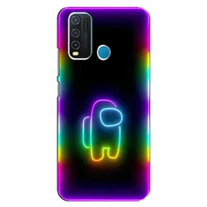 Чехол Амонг Ас для ViVO Y30 (AlphaPrint) (Яркий скин)
