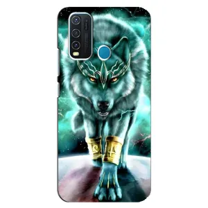 Защитные чехлы для Виво у30 (AlphaPrint) (ХИТ продаж) ВОЛК