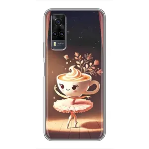 Чехол с мемом Тралалело тралала на ViVO Y31 (Балерина капучина)