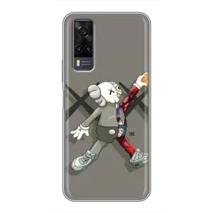 Чехлы для ViVO Y31 - Bearbrick Louis Vuitton (PREMIUMPrint) (Беарбрик Джордан)