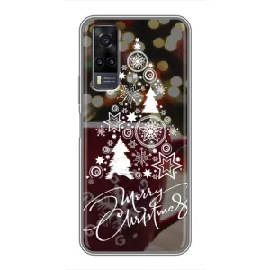 Рождественские Чехлы для ViVO Y31 (VPrint) (Елочка узорная)