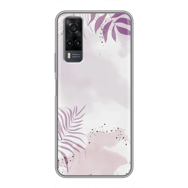 Чехол с принтом «Фиолетовые листья» для Vivo Y31 Чехол с принтом «Фиолетовые листья» для Vivo Y31