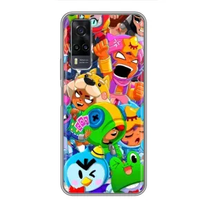 Чехлы Brawl Stars для ViVO Y31 (AlphaPrint) (Герои Бравл Старс)