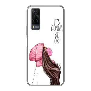 Чехол с печатью для ViVO Y31 - (Мода) (AlphaPrint) (Коронавирус)