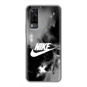 Чехол для ViVO Y31 - с принтом Найк (AlphaPrint) (Лого Найк)