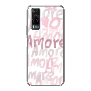 Чохол з розовим принтом для ViVO Y31 (Аморе любов)