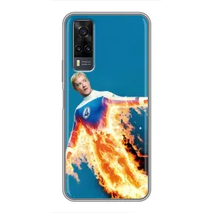 Чехол с принтом «Человек-факел в огне» для Vivo Y31