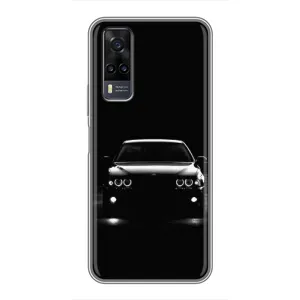 Чехол для Виво у31 - с принтом БМВ (AlphaPrint) (Машина BMW)