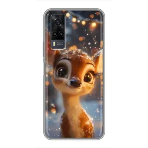 Чехол с принтом «Олененок среди гирлянд» для Vivo Y31