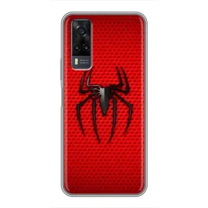 Чехол с человеком пауком для ViVO Y31 - (AlphaPrint) (Паук Марвел)