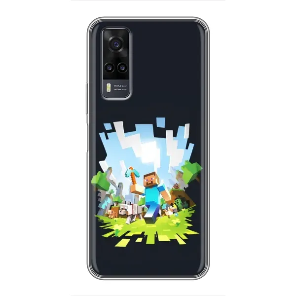 Чехол с принтом «персонажи Minecraft» для Vivo Y31 Чехол с принтом «персонажи Minecraft» для Vivo Y31
