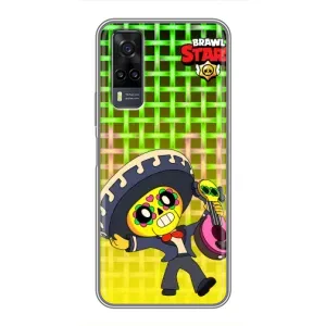 Чехлы Brawl Stars для ViVO Y31 (AlphaPrint) (Поко в самбреро)