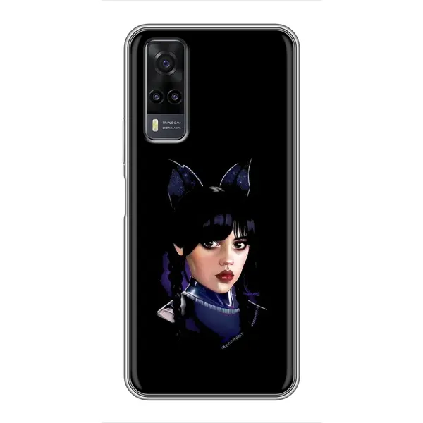 Чехол с принтом «серьезная Уэнздей» для Vivo Y31
