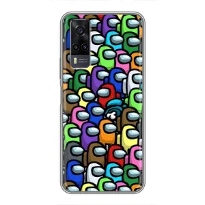 Чехол Амонг Ас для ViVO Y31 (AlphaPrint) (Убит)