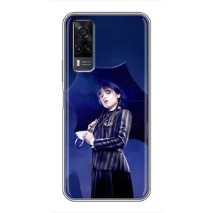 Чохли Венсдей на ViVO Y31 Уенсдей (AlphaPrint) (Венздей з парасолькою)
