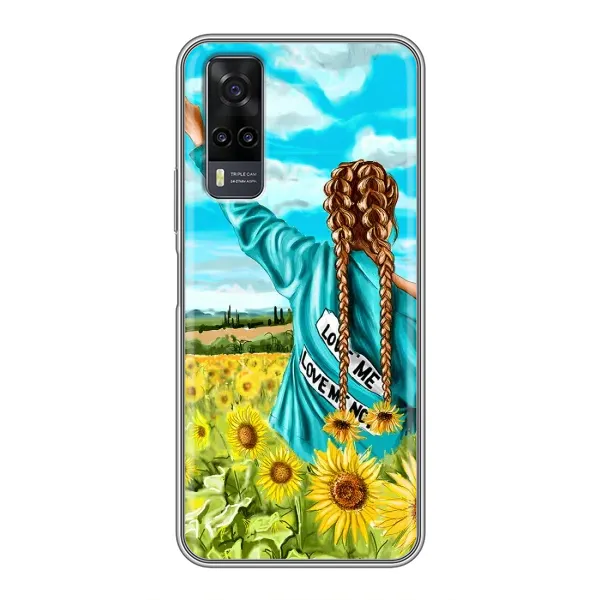 Чехол с принтом «Украиночка» для Vivo Y31 Чехол с принтом «Украиночка» для Vivo Y31