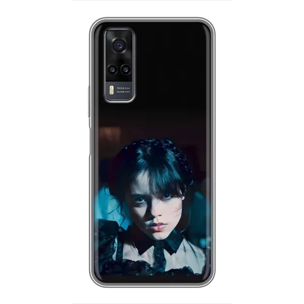 Чехол с принтом «взгляд Уэнздей» для Vivo Y31