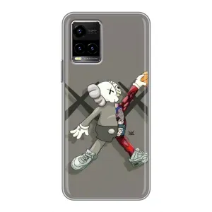 Чехлы для Vivo Y33s - Bearbrick Louis Vuitton (PREMIUMPrint) (Беарбрик Джордан)