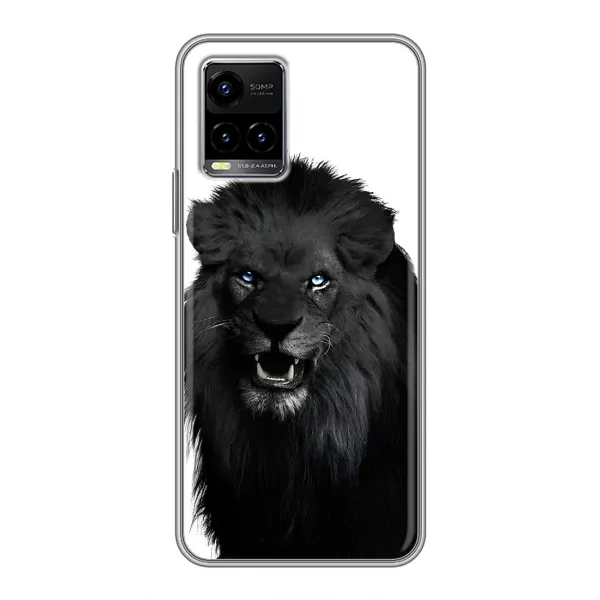 Чехол с принтом «Черный ЛЕВ» для Vivo Y33s