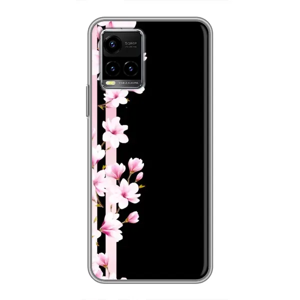 Чохол з принтом «Квіточки» для Vivo Y33s