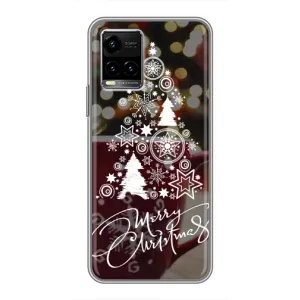 Рождественские Чехлы для Vivo Y33s (VPrint) (Елочка узорная)
