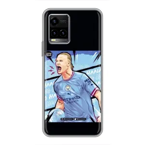 Чехлы с футболистом Ерлинг Холанд для Vivo Y33s (AlphaPrint) (гол Эрлинг Холланд)