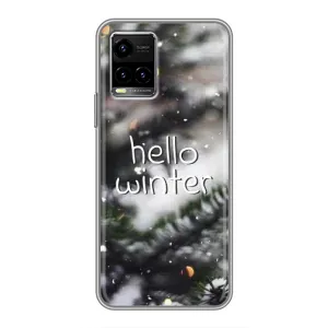 Новогодние, Праздничные Чехлы для Vivo Y33s - 2024 год (Hello winter)