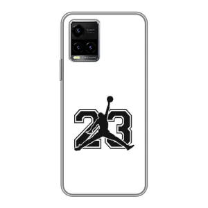 Чехлы для Vivo Y33s - с картинкой JORDAN (AlphaPrint) (Jordan 23)