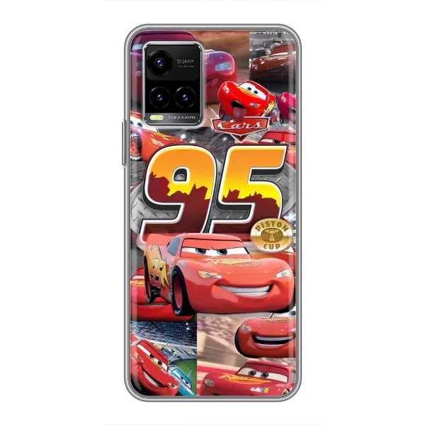 Чехол с принтом «Коллаж Молния Маквин» для Vivo Y33s
