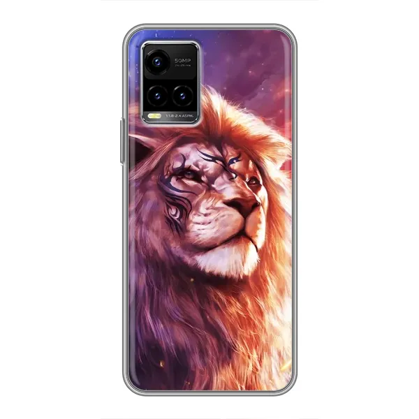 Чехол с принтом «Красочный Лев» для Vivo Y33s Чехол с принтом «Красочный Лев» для Vivo Y33s