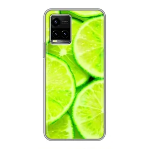 Чехлы с Фруктами для Vivo Y33s (VPrint) (Лайм)