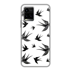 Чохол з пташками на Vivo Y33s (VPrint) (Ластівки)