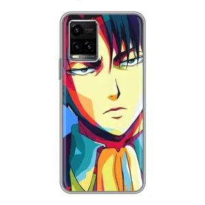Чохли Персонажі Аніме Наруто для Vivo Y33s (AlphaPrint) (Леві Аккерман)